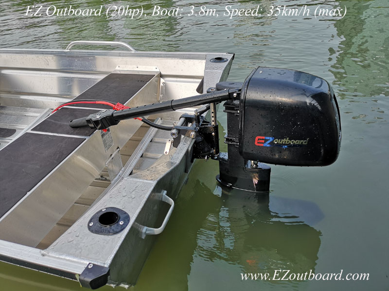 Electric propulsion outboard, EZoutboard, EZOutboard, electric